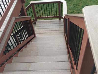 Custom Designed Staircases  from Woodland Park Deck Builder